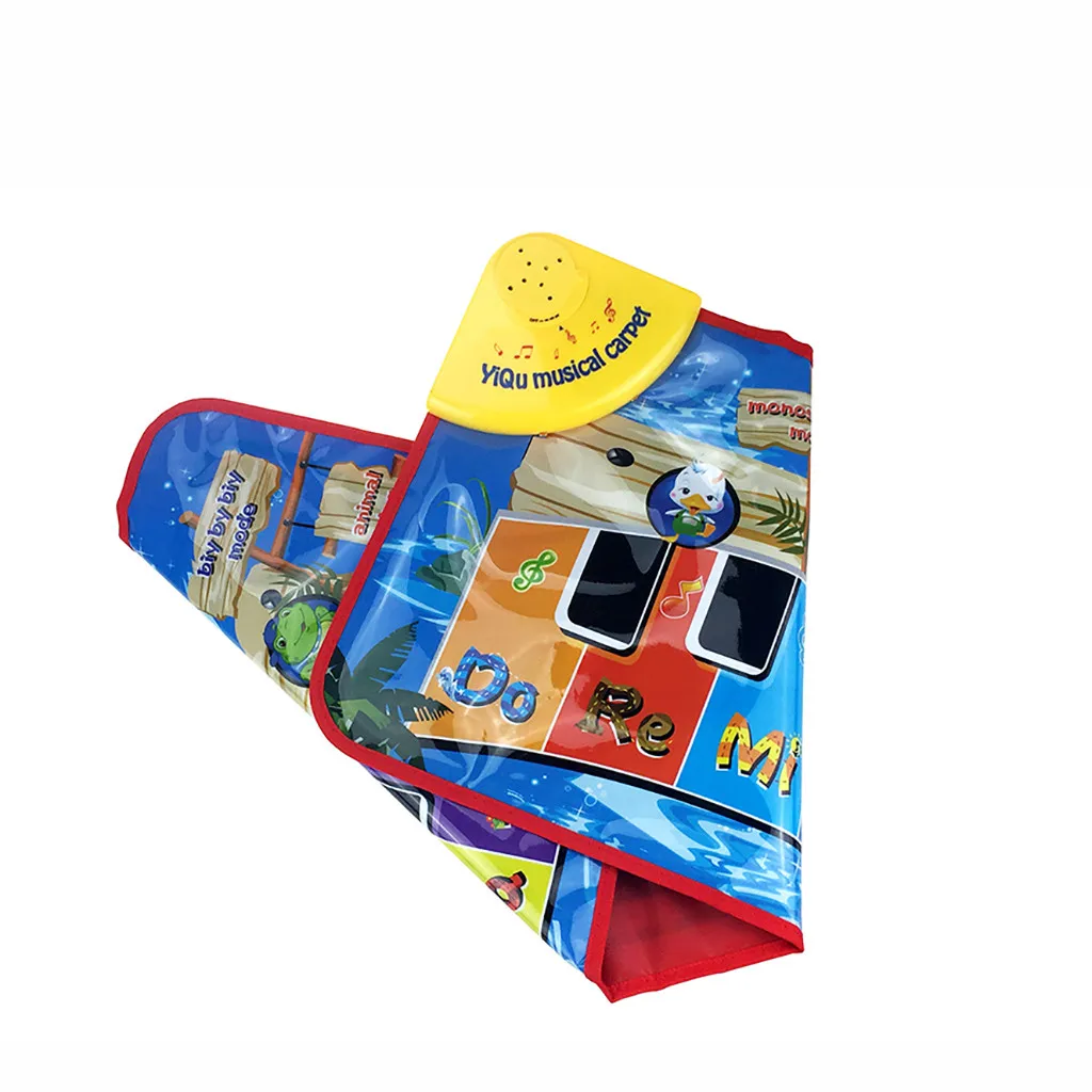 Cartoon Keyboard Musical Mat Carpet Piano Play Baby Animal Educational Toy | Игрушки и хобби