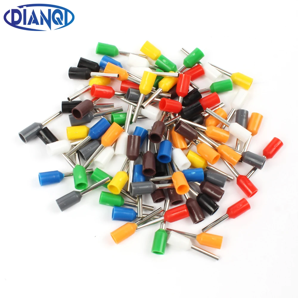 E0508 изоляционные Трубки Изолированных клемм 0.5MM2 Кабель Провод Разъем