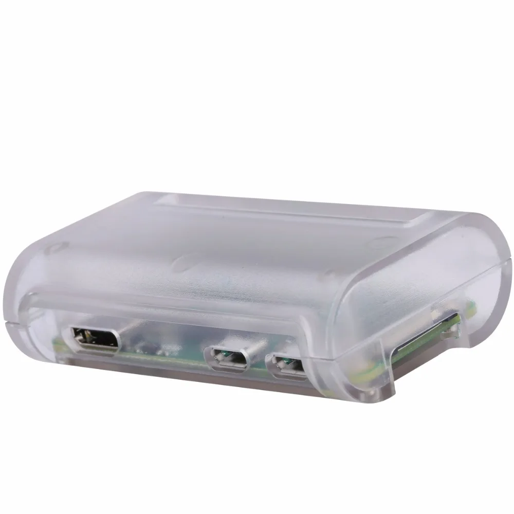 Чехол для Raspberry Pi Zero W прозрачный черный чехол из АБС-пластика совместим с и zero