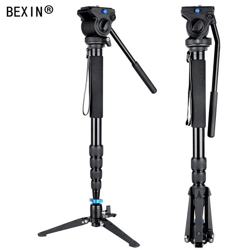 Монопод для видеокамеры из алюминиевого сплава с жидкой головкой manfrotto