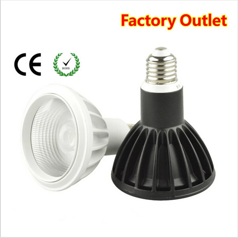 Диммируемая Светодиодная лампа с монолитным блоком светодиодов par38 par30 par20 110 240 в