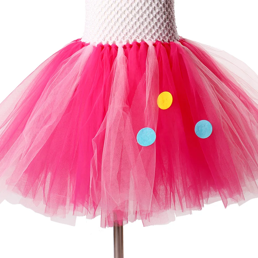 Girls Rainbow Tutu Dress with Unicorn Headband Children Princess Fancy Party Christmas Halloween Kids Horse Costume | Детская одежда и