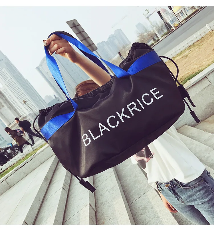 Письмо модный бренд Оксфорд Gym Bag для фитнес для женщин спортивная сумка чехол для мусора путешествия вещевой мешок женский