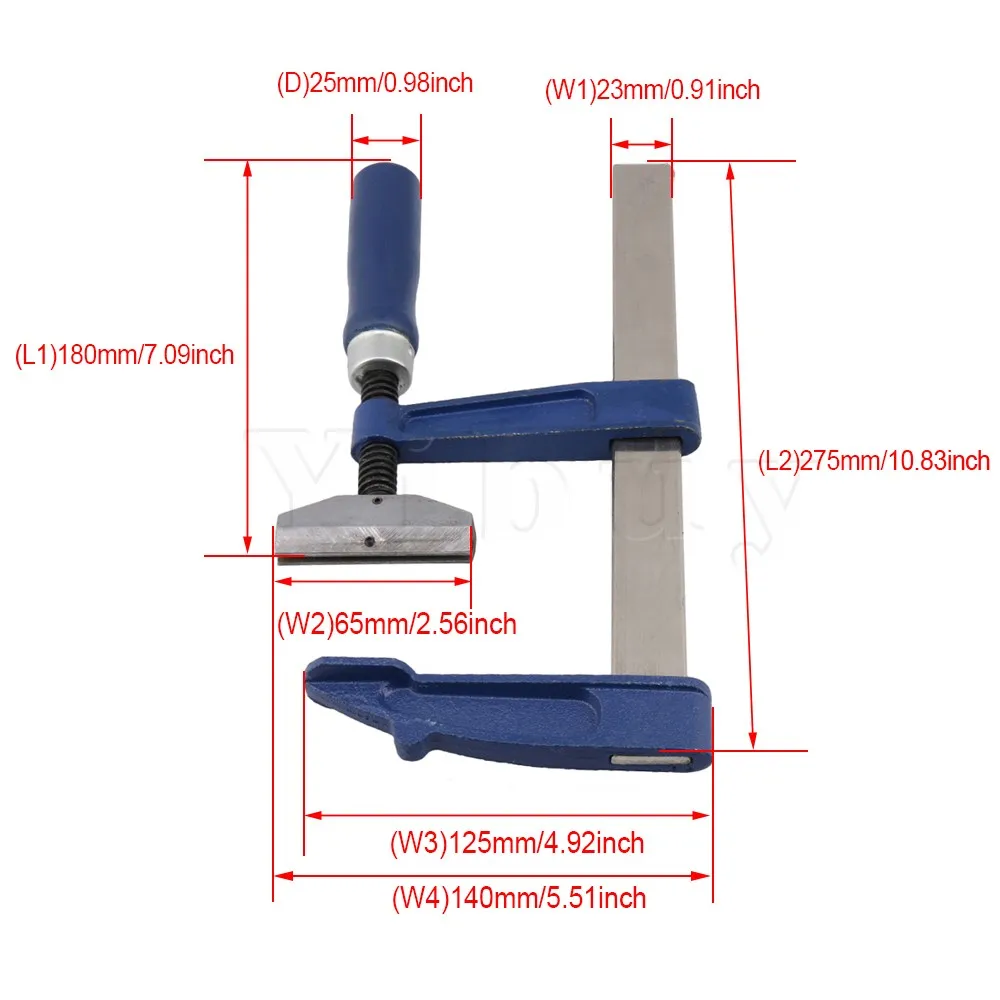 Yibuy Fret пресс инструмент вставляющий Luther Fretting DIY + 2 деревянных наконечника для