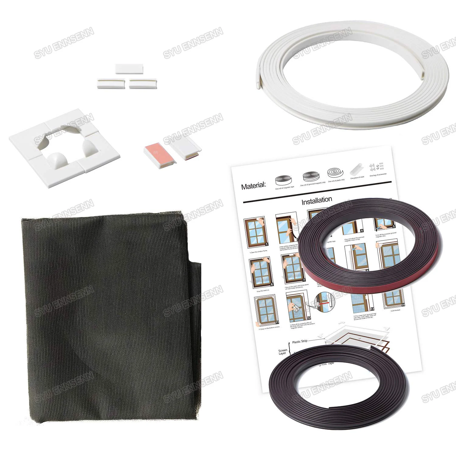 Регулируемый магнитный оконный экран сетка для окон сделай сам дома на колесах