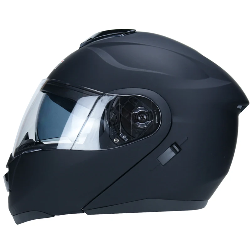 Модульный мотоциклетный шлем с откидным козырьком двойным солнцезащитным