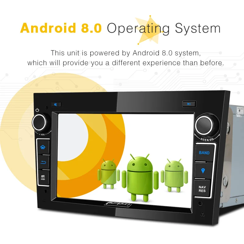 Тыква 2 Din7 &quotQcta core 4G + 32G Android 8 0 автомобильный радиоприемник без dvd плеера GPS