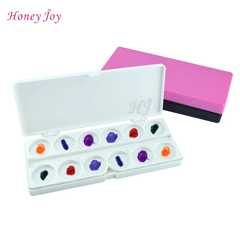 24 Сетки палитра краски для дизайна ногтей принадлежности для нанесения краски палитра цветов для рисования Палитра для нанесения краски инструменты для нанесения клея