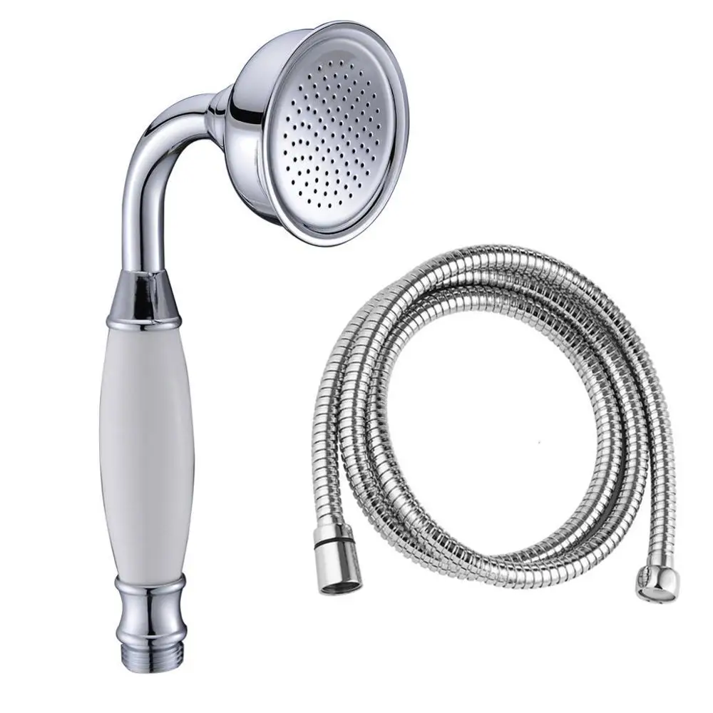 Новая ручная душевая лейка с керамической ручкой и шлангом 1 5 м 03 029|handheld shower
