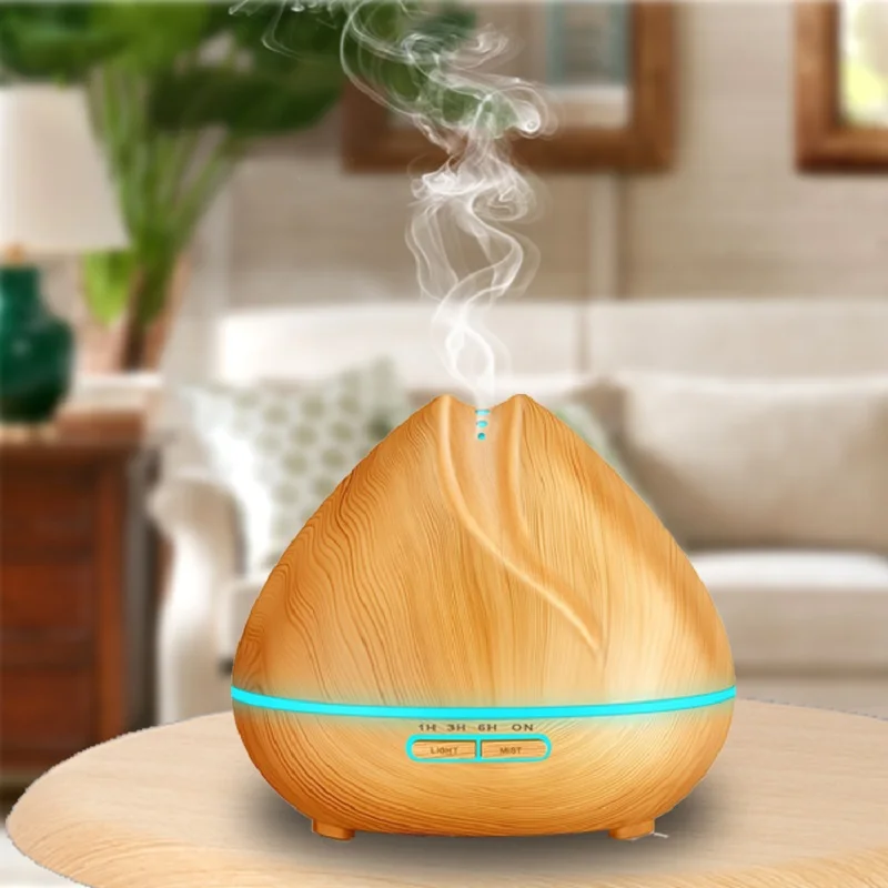 400ML Ultrasonic Aroma Essential Oil Diffuser LED Night Light Aromatherapy Air Humidifier For Office Bedroom | Бытовая техника
