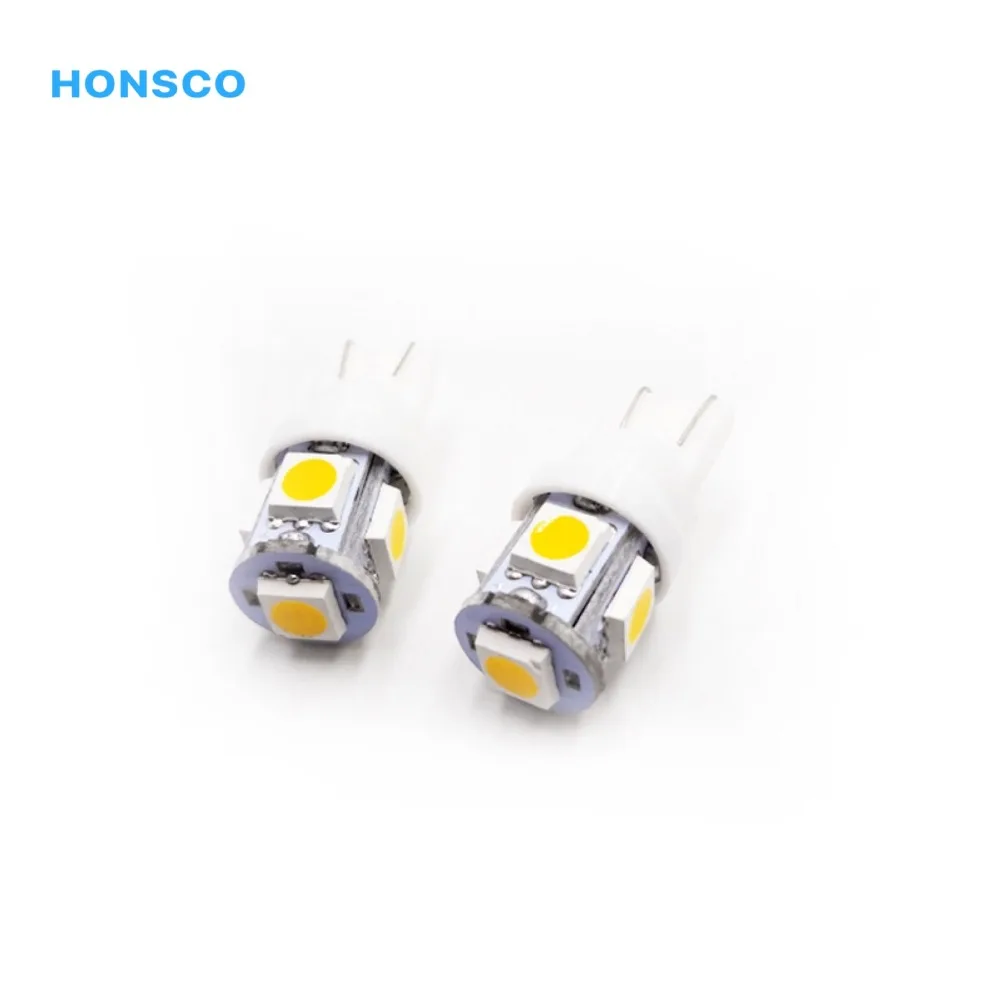 10 шт. T10 W5W 5-SMD 5050 DC 24V Авто T 10 светодиодный фонарь для парковки лампочка для номерного знака пластины огни купол сторона отметить лампочку для грузовика