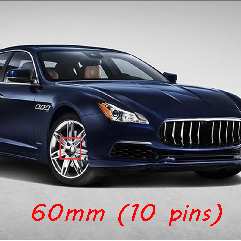 wheel cap 4pcs Эмблема для Maserati Ghibli Levante Gransport Quattroporte для стайлинга автомобилей решетка капота боковые окна логотип наклейка колеса Центр крышка - Цвет: wheel cap 4pcs
