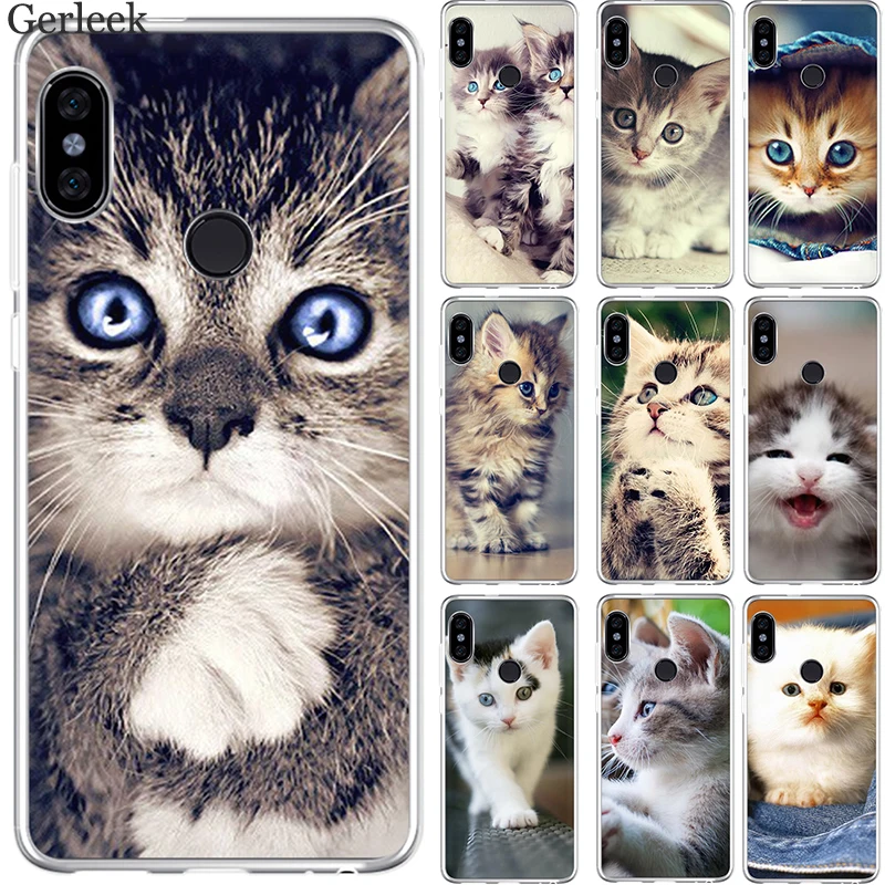 Жесткий Чехол для мобильного телефона Desxz Cat Xiaomi Mi 5 5S 6 8 9 A1 A2 5X 6X Mix 2S F1 Lite