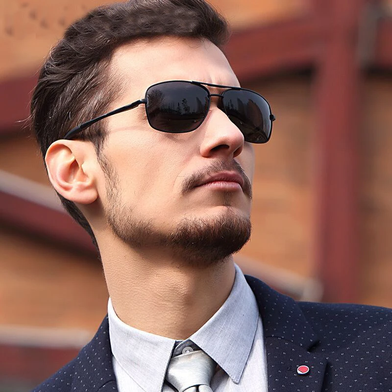 Роскошные брендовые поляризационные мужские спортивные солнцезащитные очки