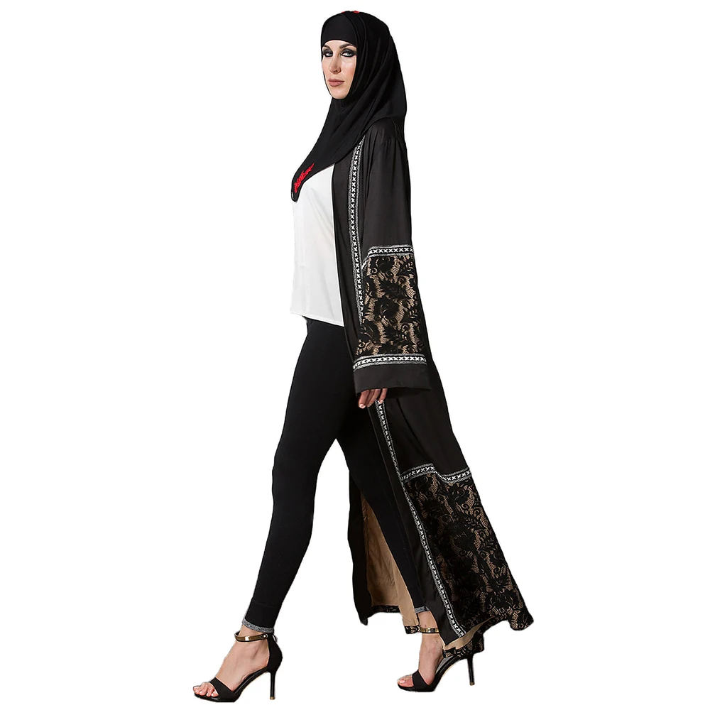 Дубай abaya bangladesh вышивка черное платье халат хиджаб вечерние платья caftan марокканский кафтан мусульманское платье для женщин djellaba