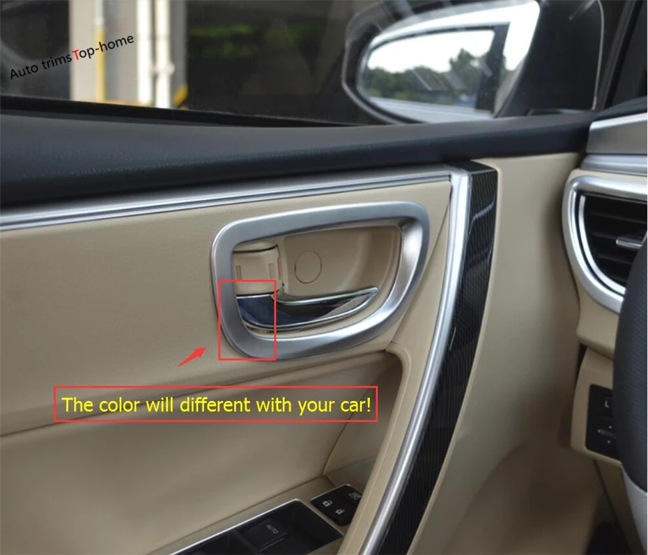 Yimaautoпланки внутренняя дверная ручка автомобиля чаша рамка Крышка отделка 4