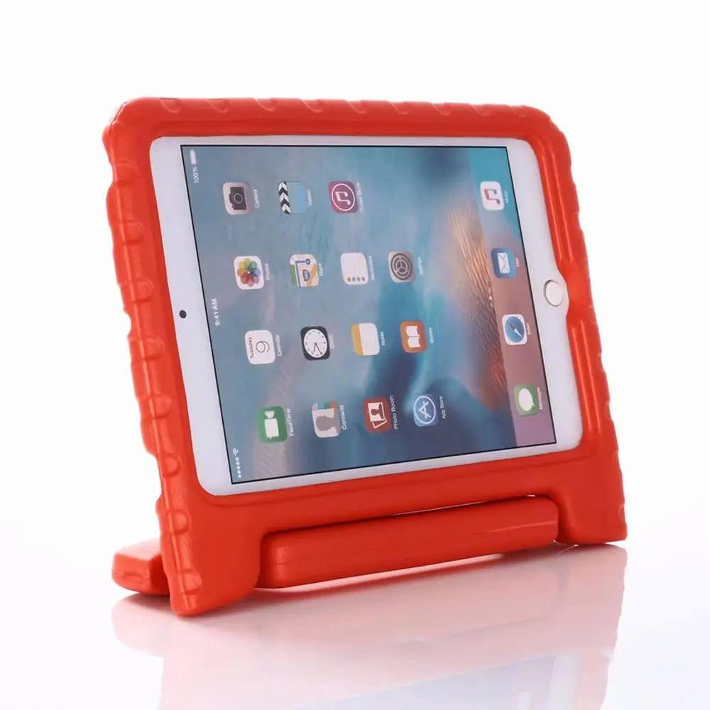 Для Apple Ipad Mini 5 Чехол детский противоударный EVA Чехол для Ipad Mini 4 портативная ручка подставка держатель Чехол полная защита тела - Цвет: Красный