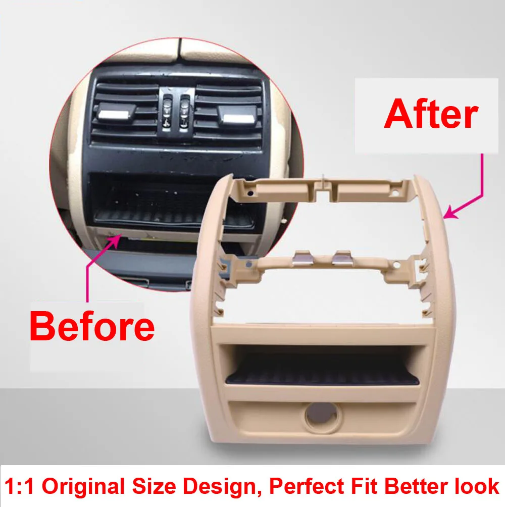 LHD RHD вентилятор заднего кондиционера решетка выхода Внутренняя Рамка внутренняя