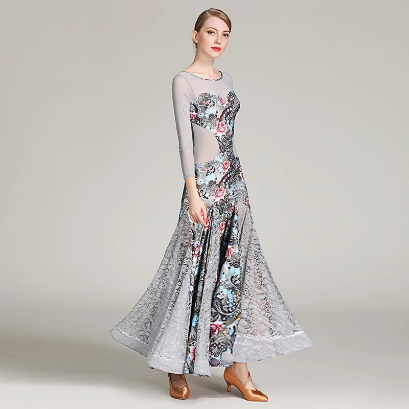 Бальное платье для латинских танцев женский танцевальный костюм фламенко платья