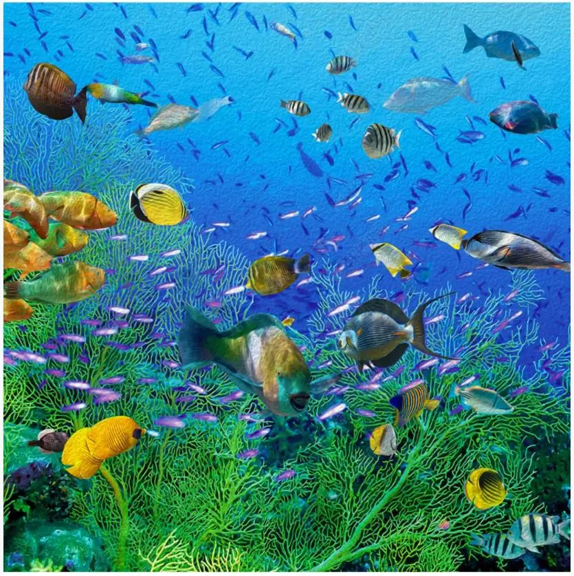 Пользовательские фото обои 3d потолочные фрески для стен 3 d Sea World гостиная спальня