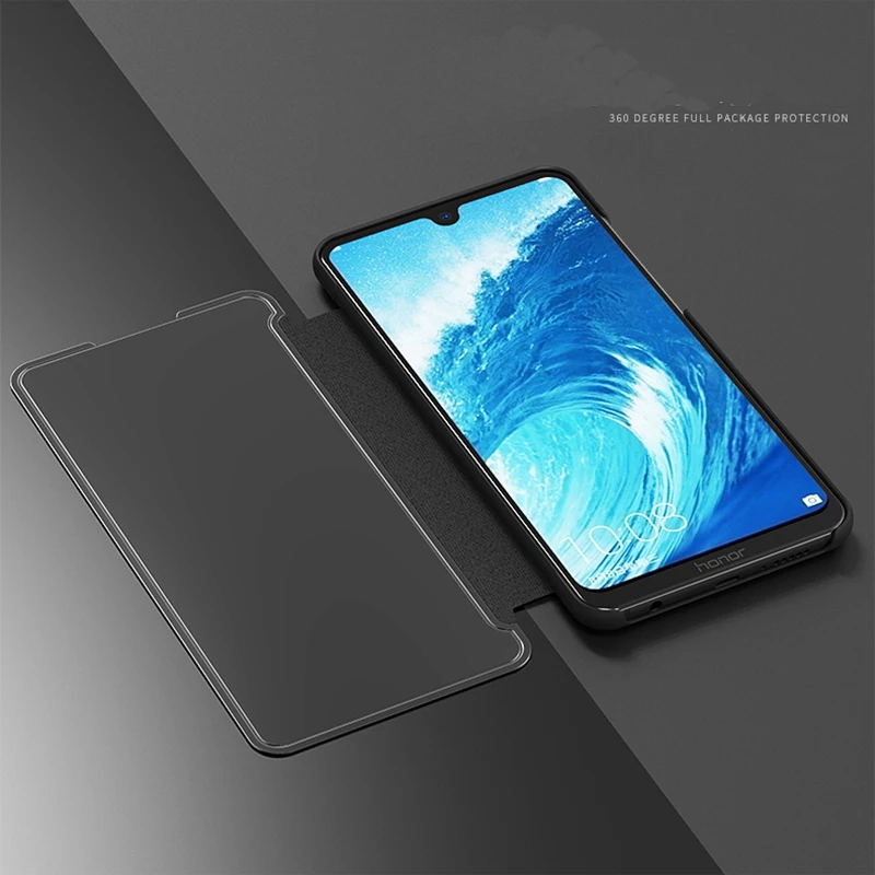 Роскошный зеркальный Прозрачный чехол для Huawei Honor 8X и Max View 20 V20 телефона с