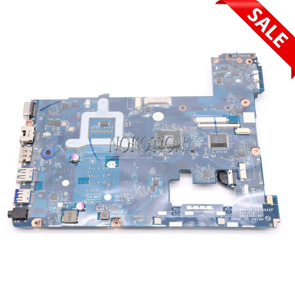 NOKOTION материнская плата для ноутбука lenovo ideapad G510 LA 9642P 90003691 розетка PGA 947 HM86 GMA HD4600 DDR3