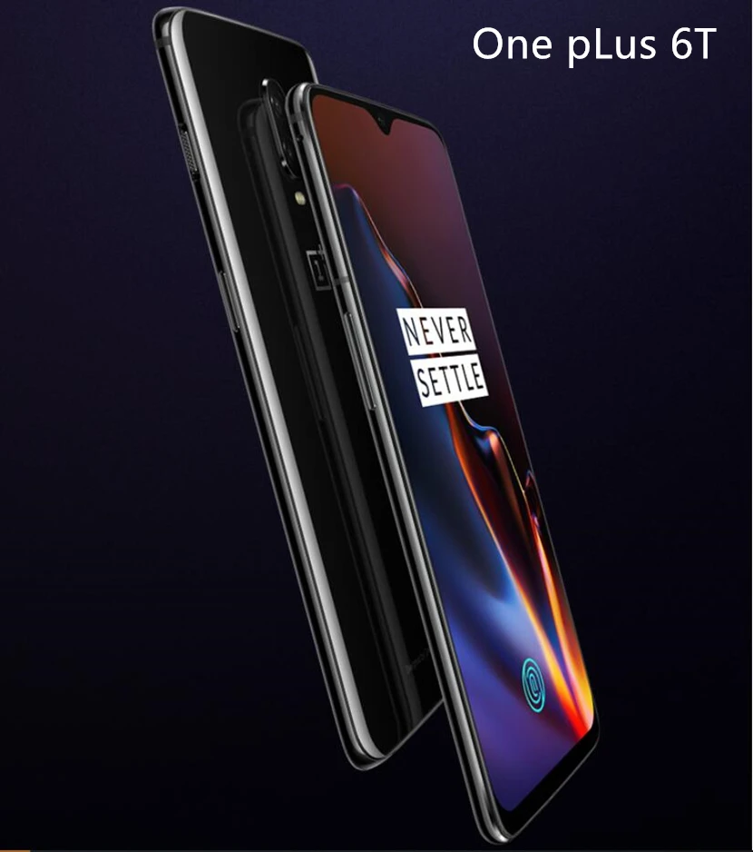 Сотовый телефон Oneplus 6 T 6 T 6GB 128GB Snapdragon 845 6,41 дюймов 1080x2340P полный экран 19,5: 9 20MP OxygenOS