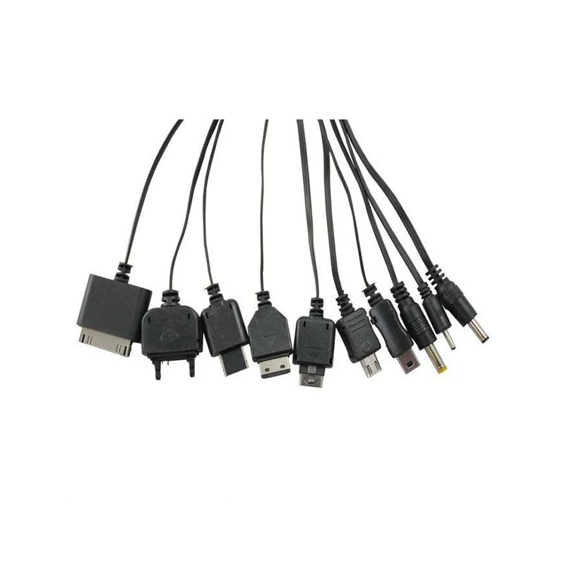 10 в 1 универсальные микро мини USB кабели мульти Джек зарядное устройство кабель