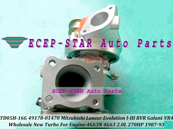 TD05-16G 49178-01470 4917801470 MR239345 турбо для Mitsubishi Lancer Evolution I II III RVR Galant VR4 1987-93 4G63N 2.0L 270HP |