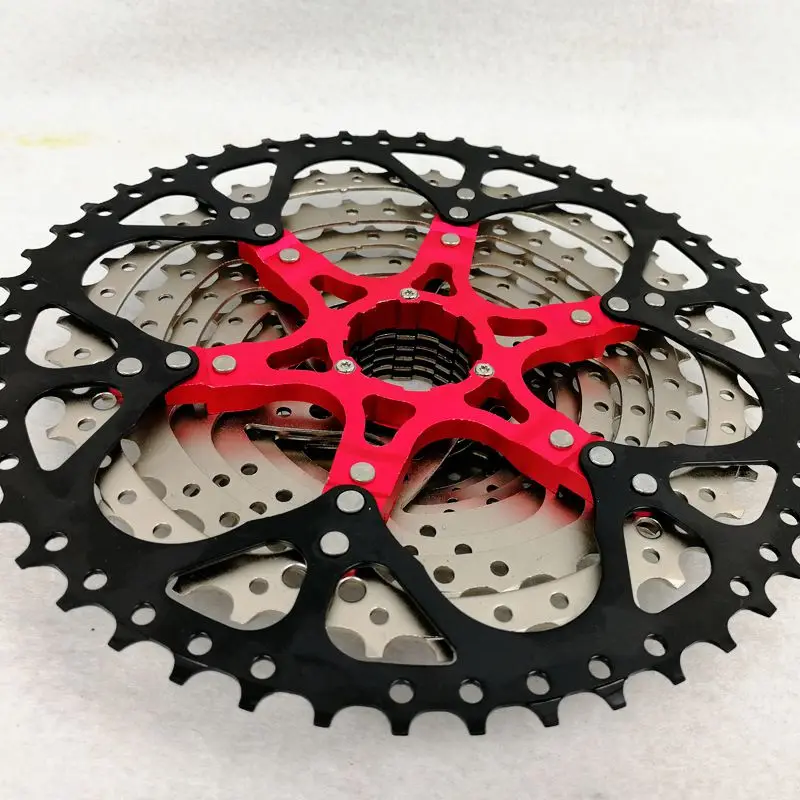 MTB 11 Speed Cassette 11s 11-50T L Mountain Bike Freewheel Wide Ratio for parts m7000 m8000 m9000 SUNRACE Bicycle FreewheelParts | Спорт и