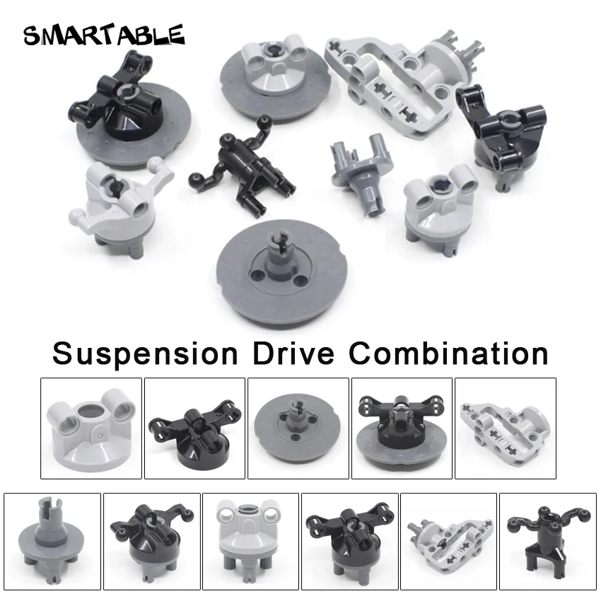 Smartable Technic подвеска привод комбинация строительный блок части игрушки Совместимые 11950/23801c01/35189/92908/92909