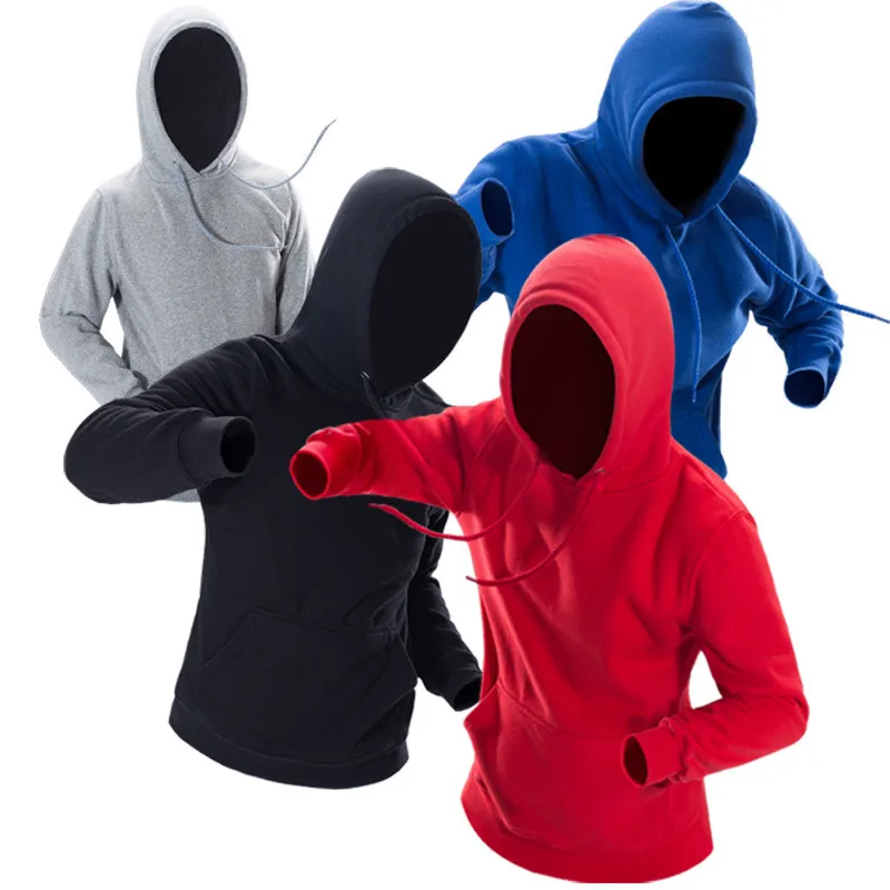 

2020 New Men's Pullover Sweatshirt Men's Ssports Top Men's Casual Hooded Fleece Solid Color Hoodie More sizes S-XXXL