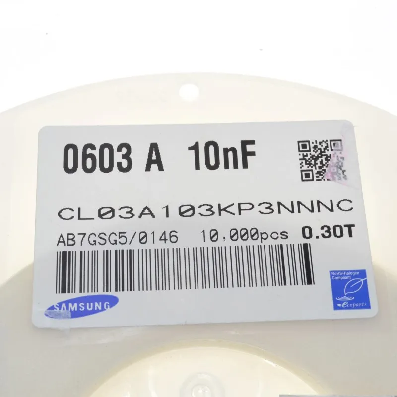 100 шт. 0201 0 01 мкФ 10nF 103K 16V X7R SMD керамические конденсаторы CL03A103KP3NNNC | Электронные