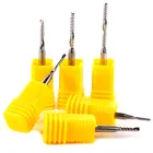 Концевая фреза с одной канавкой диаметром 3,175 мм и хвостовиком 18 дюйма, инструменты для фрез, фрезы из алюминия и меди для токарного станка с ЧПУ, 1 шт.