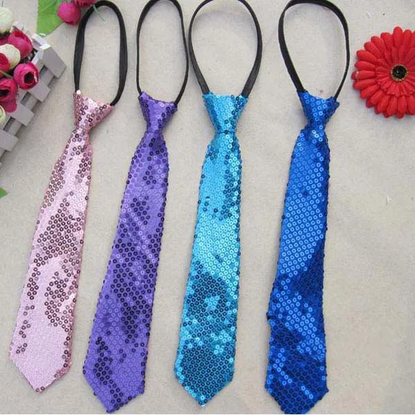 

Adult Kids Sequin Bow Tie Bowtie Neck Tie for Fancy Dress Party Favor Jazz Dance Tie home decor birthday