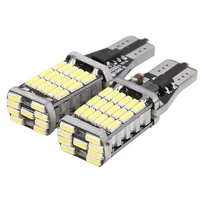 ysy 50pcslot t15 921 w16w 45smd 4014 led auto additional lamp canbus no error auto lights car drl white dc12v no polarity