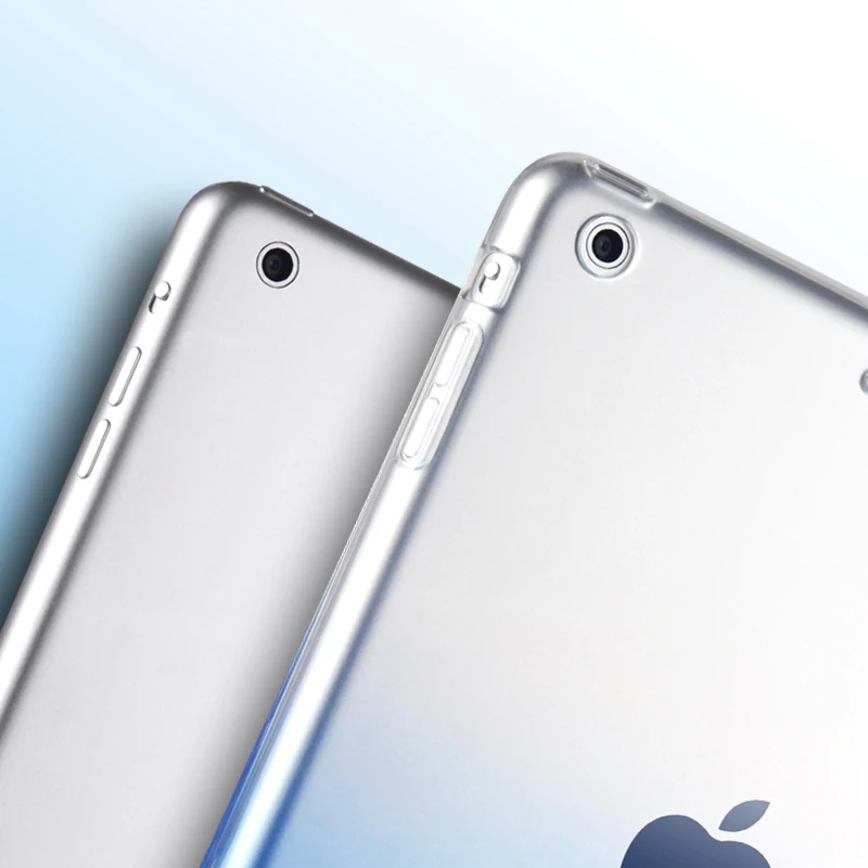 Чехол для apple iPad Air 1 прозрачный ТПУ чехол с градиентными цветами силиконовый