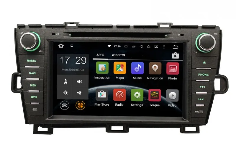 Автомобильный DVD-плеер 8 'ɺndroid 9 0 GPS для TOYOTA PRIUS 2009 2010 2011 2012 2013 RHD LHD 4 Гб ОЗУ 64 ПЗУ
