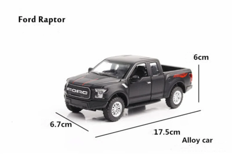 Для коллекции 1/32 масштаб сплава Ford F-150 SVT Raptor модель грузовика нормальный Ver. Транспорт красный/черный/белый цвет для детей