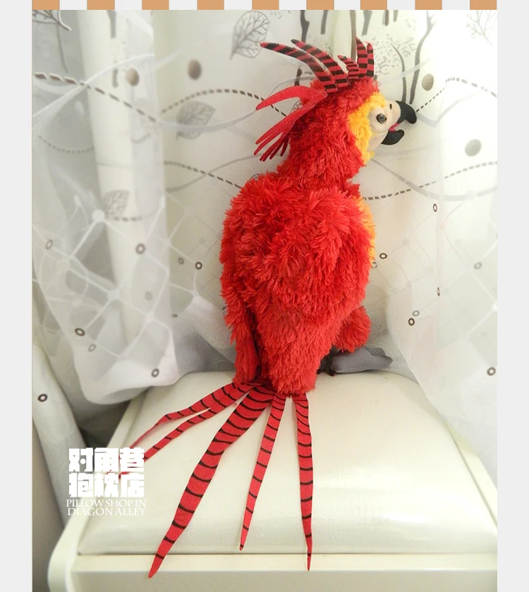 Плюшевые игрушки Poseable Fawkes плюшевая кукла в подарок на день рождения бесплатная