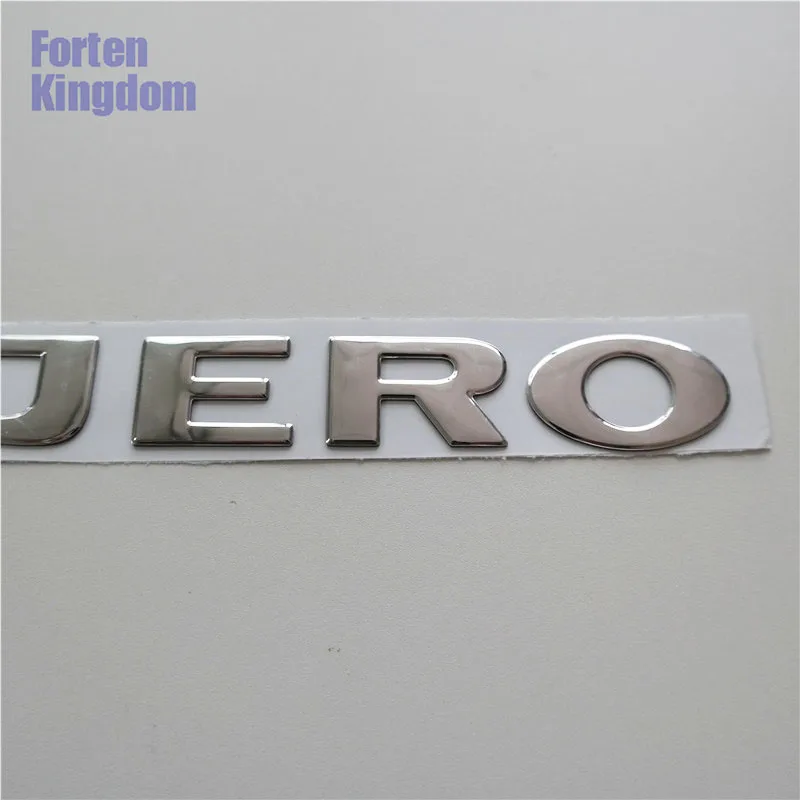 Forten Kingdom Fit PAJERO Word PVC пластиковая 3D буква значок задний багажник пользовательские