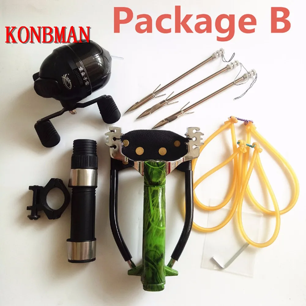 

Новая Мощная катапульта полный набор рыболовная Рогатка стрелка Рогатка Мощная Рогатка для рыбалки с искусственным ловлением рыбы