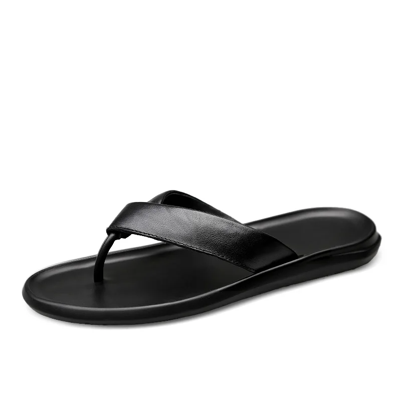 Шлепанцы мужские из натуральной кожи натуральная кожа пляжные тапочки удобные