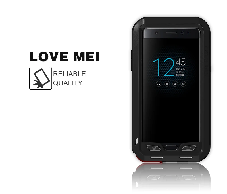 Для Samsung Galaxy Note FE чехол LOVE MEI ударопрочный грязеотталкивающий металлический