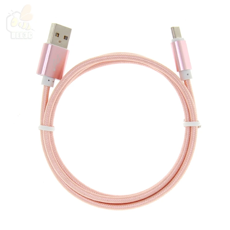 1 м 3 фута Type C Micro 5pin 8pin USB прочный нейлоновый плетеный кабель для синхронизации