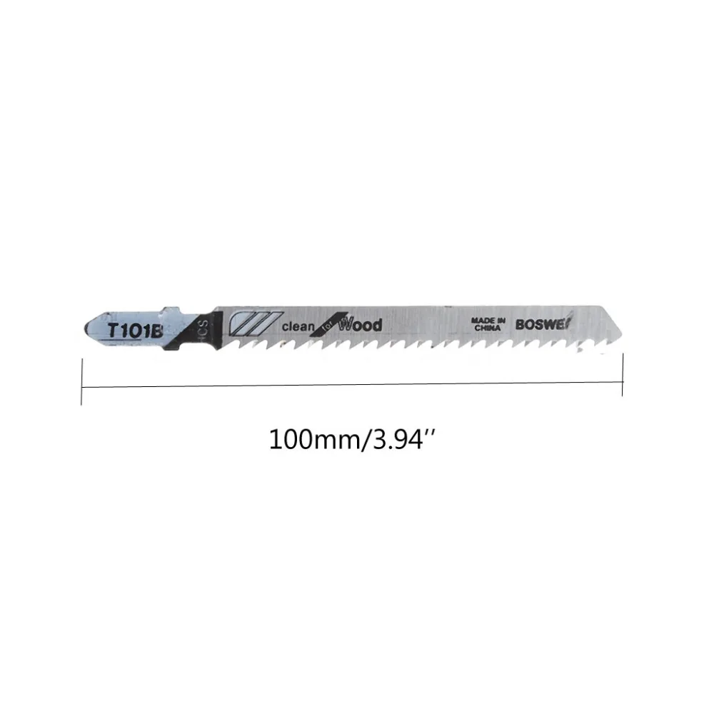 Фото 5 Pcs T101B HCS 100mm Jigsaw Blade Clean For Wood T-Shank Jig Saw Blades Инструменты 5 Pcs T101B HCS 100mm Jigsaw Blade Clean For Wood T-Shank Jig Saw Blades Инструменты