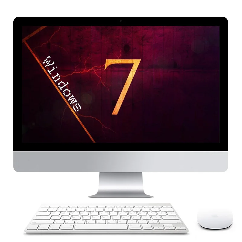 Verkaufen 21,5 24 Oder 27 Zoll CPU 8th I5 8500 RAM 16 GB DDR4 HD 1 TB SSD OS Win7 Desktop Computer Pc