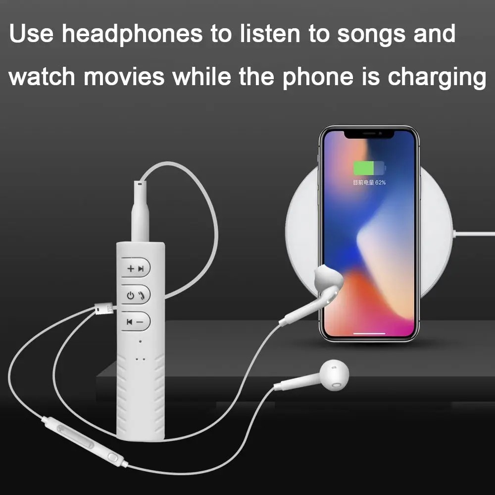 Приемник Bluetooth наушники беспроводные Bluetooth 3,5 мм проводные наушники с микрофоном для телефона