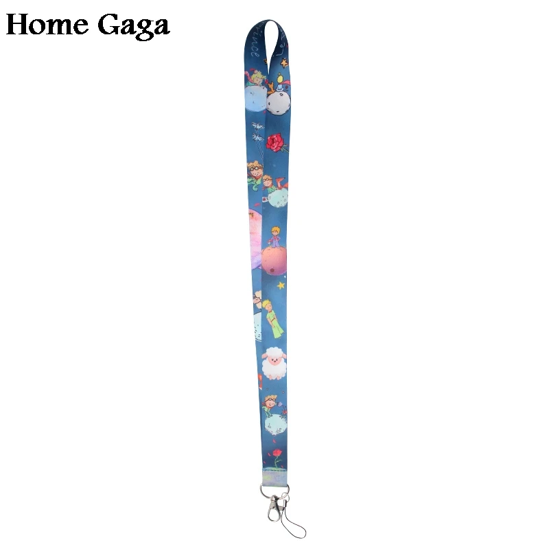 Homegaga Маленький принц мультфильм diy брелок ремешок тесьма лента шейный ремень эмблема на ткани держатель телефона Ожерелье Аксессуар D1704