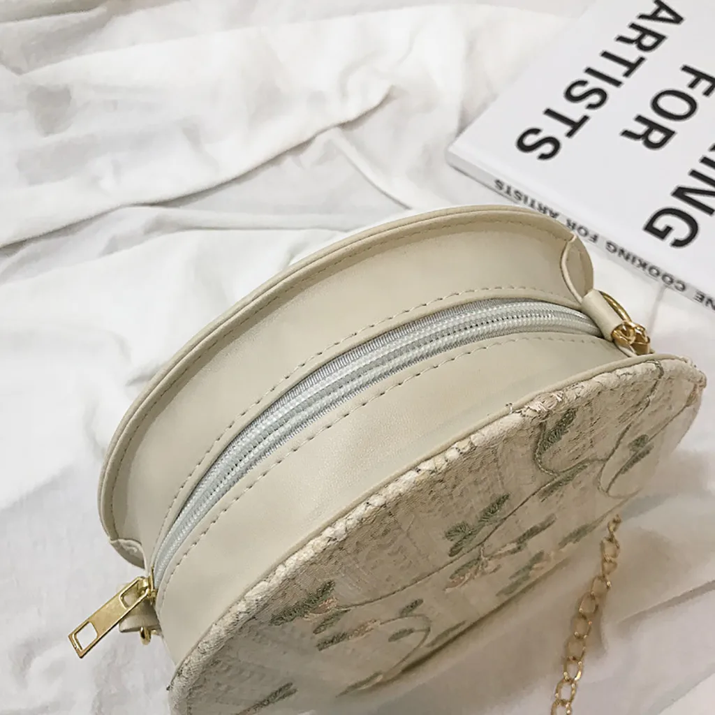 Сумка-мессенджер MOLAVE маленькая круглая соломенная сумка на молнии для женщин 2019 |